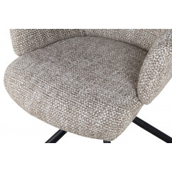 Tavi Swivel Dining Chair Taupe